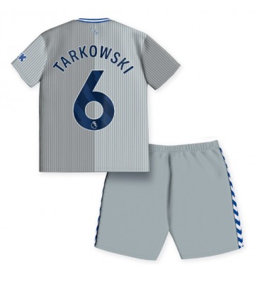 Everton James Tarkowski #6 Tredje Kläder Barn 2023-24 Kortärmad (+ Korta byxor)